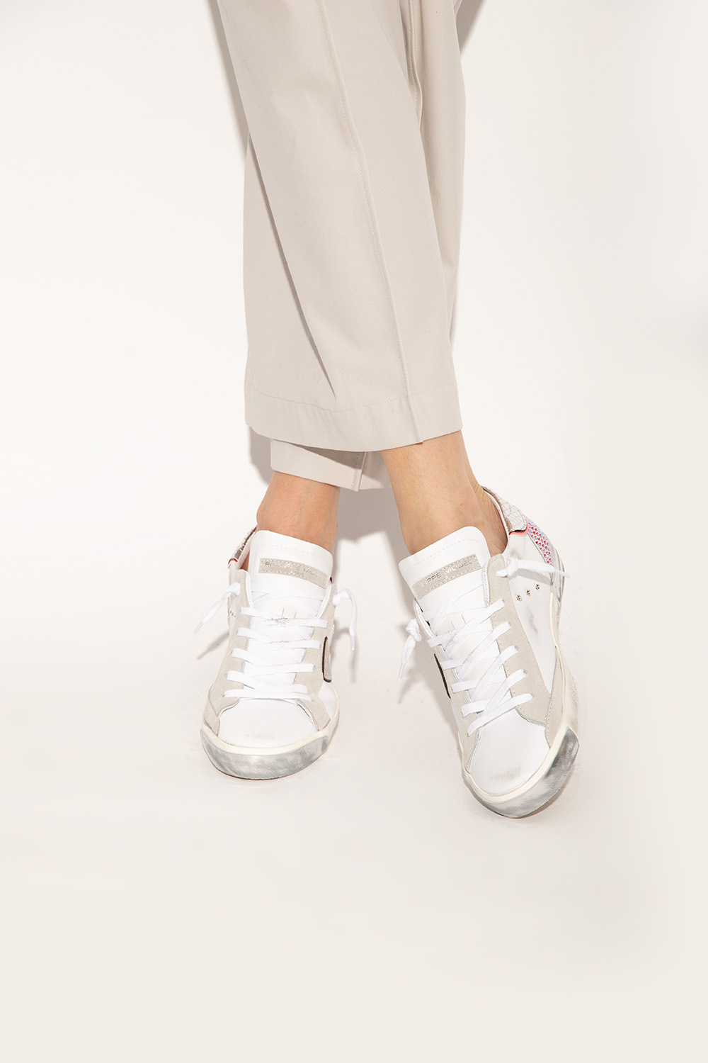 ★Philippe Model(Women)★PRSX Low Sneaker★l Philippe Model Women's PRSX Low Woman Basic Blanc Sneaker